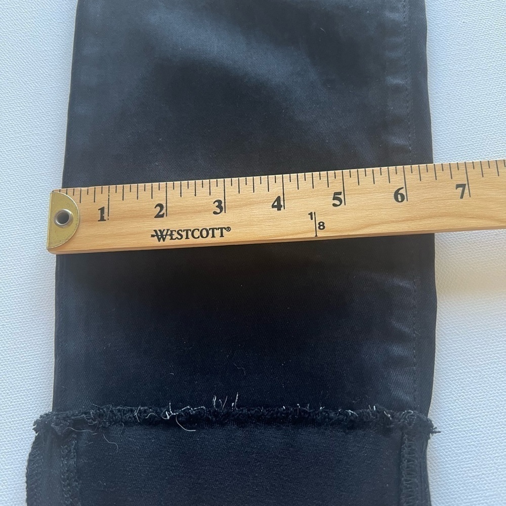 NWT KUT from the Kloth Women’s Jeans Size 2 Mia Toothpick Skinny Waxed Black (B3 - Picture 3 of 10